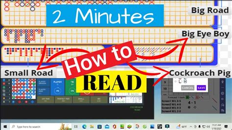 How to Read Baccarat Derived Roads (Big Eye Boy & Small .